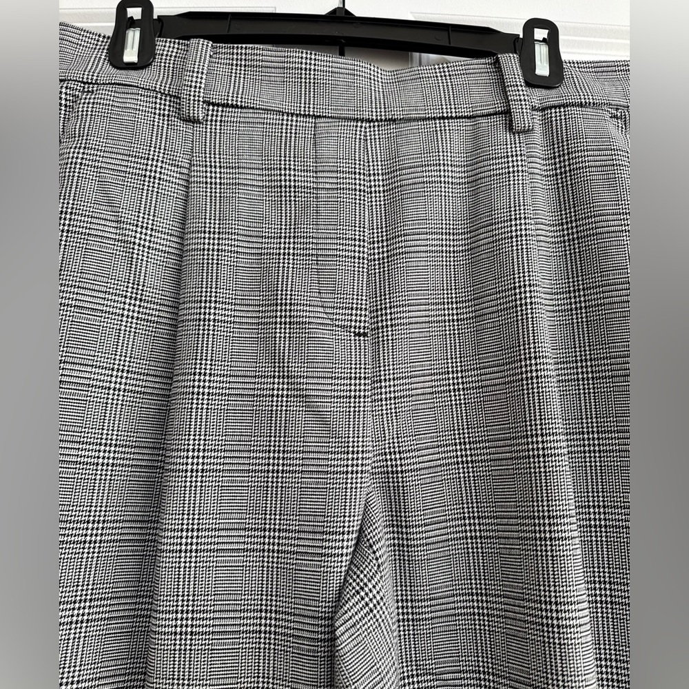 LOFT - Plaid Pull-up Pants (medium) - Picture 3 of 5